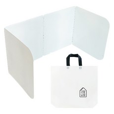 생활살림 키치니굿즈 튐방지 가스레인지 와이드 가림막 + 보관파우치 세트, 1세트