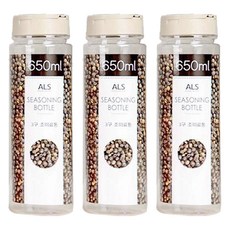 리빙패밀리 3구 조미료 통, 650ml, 3개 3개, 650ml