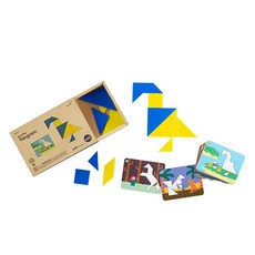 edx education Bejipley七巧板組 23536, 1組, 1人用, 混色