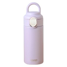 푸코 킨더 원터치 손잡이 텀블러, Purple, 1개, 320ml