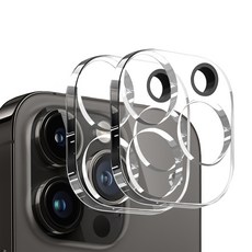 Clover玻璃防反光相機鏡頭強化玻璃9H高硬度螢幕保護貼 2入組, 1組