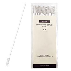 아가프라 빨대 세척솔 30p, 30개, 화이트
