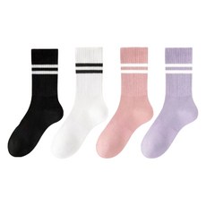 Teruwa皮拉提斯瑜珈健身防滑襪 4雙組