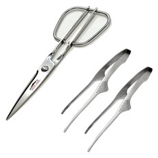 엠노블 올스텐가위 + 뾰족집게 24cm 2p 세트, 1세트, 가위 + 집게 2p