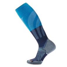 Smartwool 女款Run Targeted Cushion Compression OTC護膝襪, 1組, 深海軍
