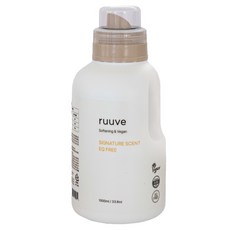 ruuve 유아용 비건 EQ FREE 섬유 유연제 시그니처향, 1L, 1개