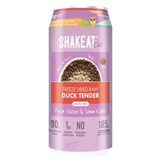 쉨잇 고양이 동결건조 오리안심과 프레시 치킨 살몬 키블 캔 사료, 185g, 1개, 오리