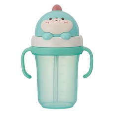 에디슨 프렌즈 흘림방지 입체 빨대컵2, 300ml, 1개, 공룡