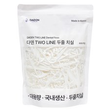 다덴픽 TWO LINE 두줄 치실, 7.6cm, 600개입, 1개