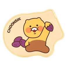 카카오프렌즈 헬로우 춘식 15W 고속 무선 충전 마우스패드, 고구마 춘식, 1개