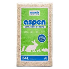 펫츠픽 반려동물 소프트 아스펜 베딩, 1개, 24L