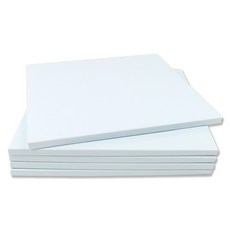 사각 파스텔 케이크받침 21호 20.5 x 20.5 cm, 블루, 5개