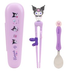 LiLFANT 幼兒用The Stick Max筷子湯匙盒組 KU8829, 1組, 筷子+勺子+盒子, 酷洛米