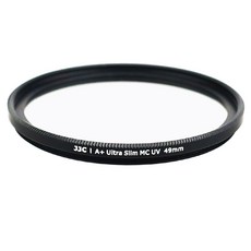 JJC 후지 X100VI 카메라 울트라 슬림 MCUV 렌즈필터 49mm, 1개, F-MCUV49(블랙)