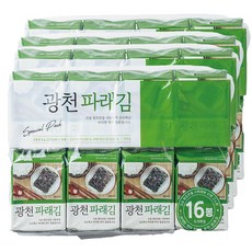 광천 파래김 16p, 64g, 4개 64g, 4개