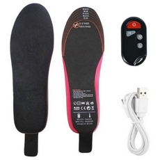 홈스타 카본 온열깔창 USB 슬림 충전형 발난로 잘라쓰는 깔창 소형, 블랙