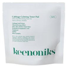키노닉스 캐비지 카밍 토너 패드 리필 150ml, 1개