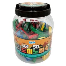 TomTomi大骨牌 恐龍 50入組, 1組, 紅、綠、黃、藍