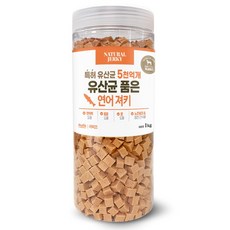 라피끄 강아지 유산균 품은 져키, 연어, 1kg, 1개 1kg, 1개