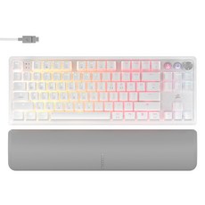 CORSAIR 海盜船 K70 PRO TKL MGX RAPID TRIGGER電競機械式鍵盤, 白色, 磁軸(磁軸), 單品