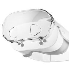 SPACE SHIELD Meta Quest 3S相容VR水晶TPU透明保護殼, Meta Quest 3S 相容於 VR 水晶 TPU 透明保護殼, 1個