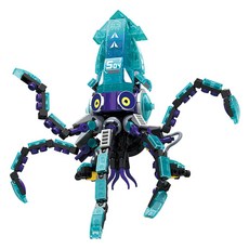 ZHEGAO LIN07 해양 로봇 오징어 미니블럭, 662001-4LI, 1개 662001-4LI, 1개