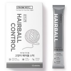 프롬벳 고양이 헤어볼 순수스틱 영양제, 1개