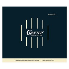 CRAFTER Acoustic塗層弦, GLOW-AL, 1個