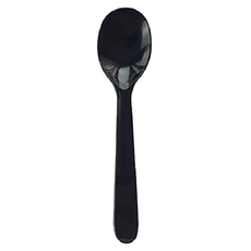 생활을그리다 벌크포장 아이스크림 스푼 블랙 12cm, 1개, 200개입