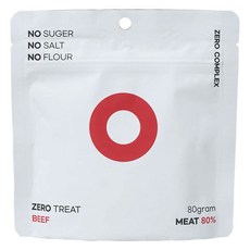 제로컴플렉스 강아지 제로슈거 제로트릿 한우, 2개, 80g, 소고기