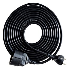 가가전자 코드 전기 연장선 16A 1구 VCTF, 1개, 3m, BLACK 1개, 3m, BLACK