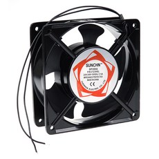 Comsmart AC 220V電源製作用2線多用途通風扇方形散熱器 TB552, 1個, 混色