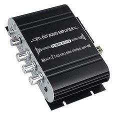 Coms Hi Fi 2.1聲道音響擴大機低音喇叭音響 20W*2+40W低音 JA141, 混色