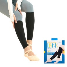 태양생활건강 라나핏 의료기기 종아리형 압박밴드 좌우세트 블랙, 1세트, 종아리/무릎형