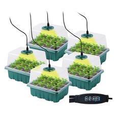 SMARTOY 8 LED遙控器育苗盤 12格, 5個
