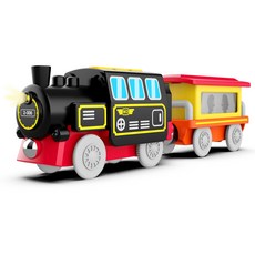 Mykafort 1830蒸汽機車電動操作玩具, 1個, 蒸汽火車