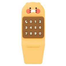 카카오프렌즈 넘버꾹 대시보드 주차 번호판 춘식이, 혼합색상, 1개