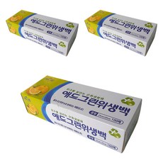 애드그린 산화생분해 위생백 중형 25 x 35 cm, 3개