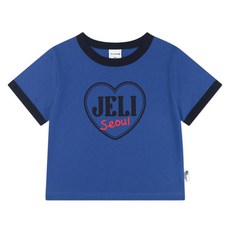젤리스튜디오 여아용 젤리 하트 반팔 티셔츠 리스튜디오 여아용 젤리 하트 반팔 티셔츠