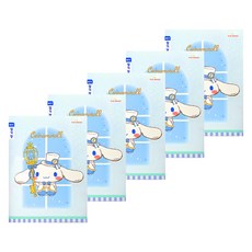 핑크망고 산리오 초등노트 좁은칸 일기장, 시나모롤, 5개