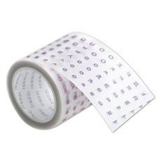 ICONIC Doodle韓文吻切膠帶 45mm*5m, 1個, 02 粉紫色