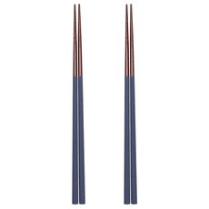 에지리 카미야 말라스 우드 젓가락, 네이비, 2개, 단품 네이비, 2개, 단품