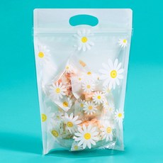 드라마벨류 스탠딩 손잡이 지퍼백 데이지, 1개입, 30개 30개, 1개입