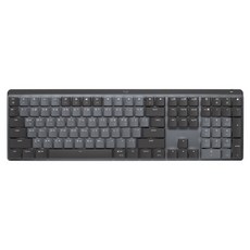 로지텍 무선 MX MECHANICAL 리니어 키보드, 그래파이트, 920-013298, 적축