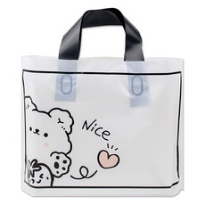 아이엔피 LDPE 손잡이 비닐백 대 40 x 30 cm, 05 나이스베어, 25개 05 나이스베어, 25개