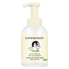 SUPER DADDY Atovegan屁屁清潔液, 280ml, 1個