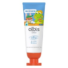 알비스 일사오공 고불소 충치케어 블루베리향 어린이치약, 75g, 1개 75g, 1개
