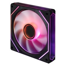 MONSTARGEAR Monsta Guts XF120 4面扇子反向, 黑色, 1個