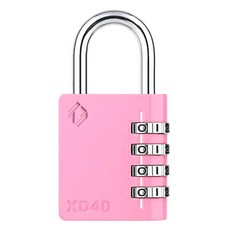 자커 브리스터 다이얼 자물쇠 핑크 XD40, 1개 1개