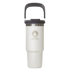 로티캠프 로텀 대용량 손잡이 스텐 보온 보냉 빨대 텀블러, 아이보리, 750ml, 1개
